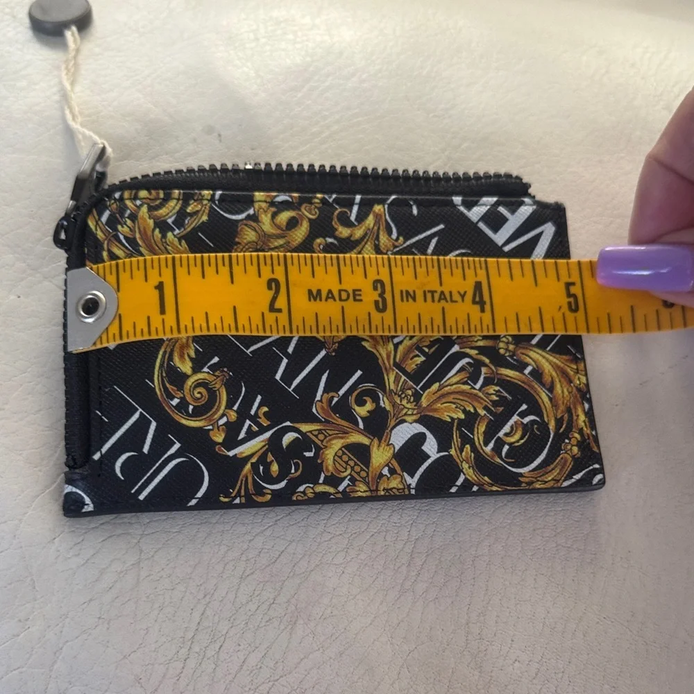 Versace Jeans Couture Black, White and Gold Card Holder - Picture 13 of 16